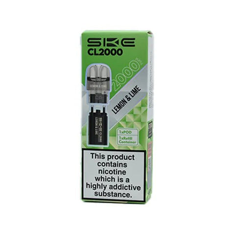SKE CL2000 Prefilled Pods – (Pack of 10) - Washington Vapes Wholesale