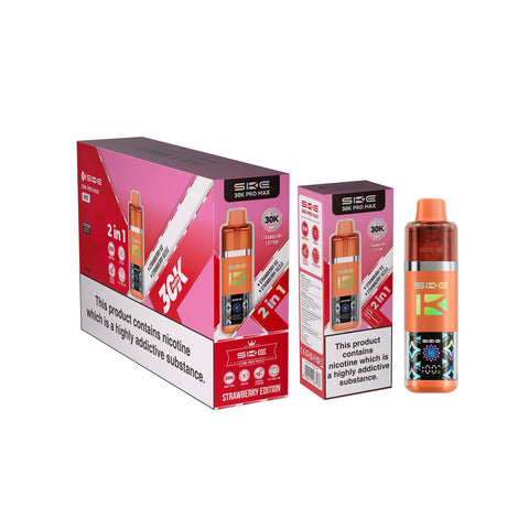 SKE Crystal 30k Pro 2 in 1 - (Pack of 5) - Washington Vapes Wholesale