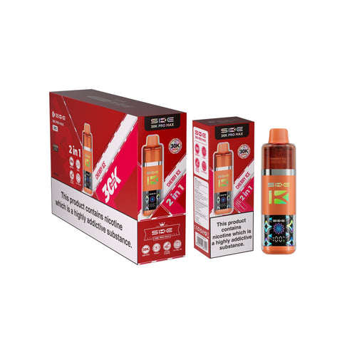 SKE Crystal 30k Pro 2 in 1 - (Pack of 5) - Washington Vapes Wholesale