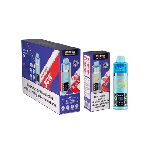 SKE Crystal 30k Pro 2 in 1 - (Pack of 5) - Washington Vapes Wholesale