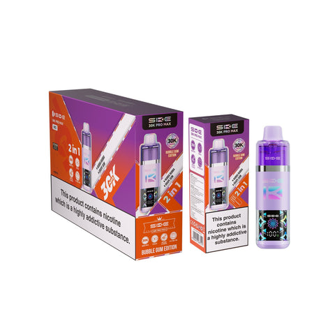 SKE Crystal 30k Pro 2 in 1 - (Pack of 5) - Washington Vapes Wholesale
