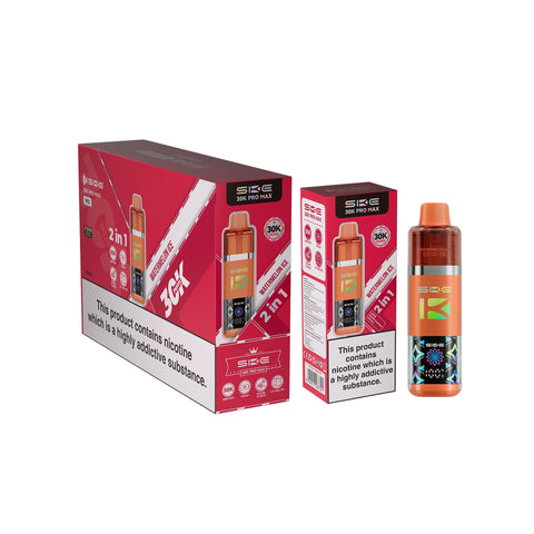 SKE Crystal 30k Pro 2 in 1 - (Pack of 5) - Washington Vapes Wholesale