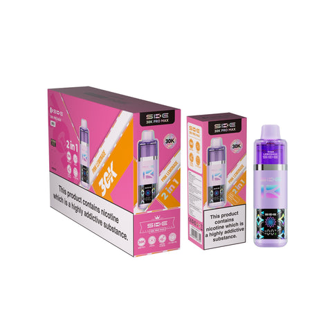 SKE Crystal 30k Pro 2 in 1 - (Pack of 5) - Washington Vapes Wholesale