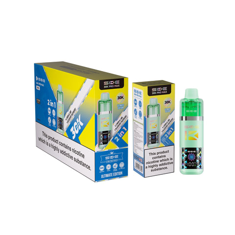 SKE Crystal 30k Pro 2 in 1 - (Pack of 5) - Washington Vapes Wholesale