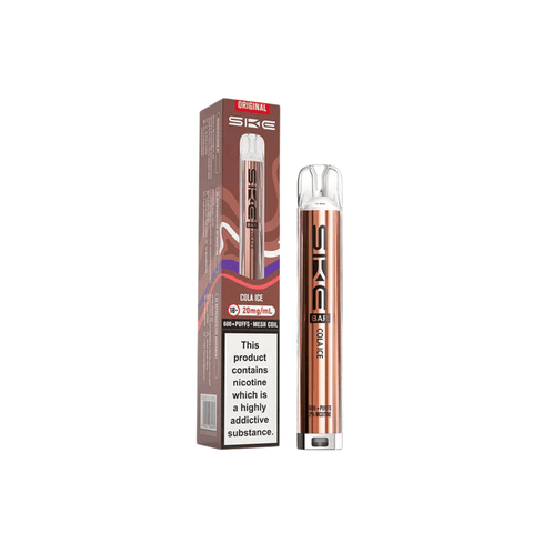 SKE Crystal Bar 600 Rechargeable Prefilled Pod Kit - (Pack of 10) - Washington Vapes Wholesale