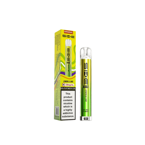 SKE Crystal Bar 600 Rechargeable Prefilled Pod Kit - (Pack of 10) - Washington Vapes Wholesale