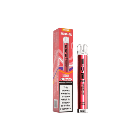SKE Crystal Bar 600 Rechargeable Prefilled Pod Kit - (Pack of 10) - Washington Vapes Wholesale