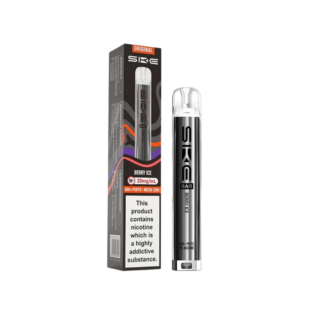 ske bar vape rechargeable 20mg SKE Bar 600 Rechargeable Prefilled Pod Vape Kit main image 1