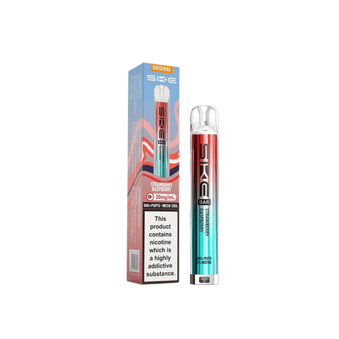 SKE Crystal Bar 600 Rechargeable Prefilled Pod Kit - (Pack of 10) - Washington Vapes Wholesale