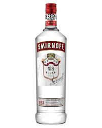 Smirnoff No.21 Red Label Vodka 1L - (Pack of 6) - Washington Vapes Wholesale