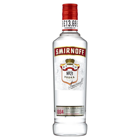 Smirnoff Vodka 50cl - (Pack of 6) PM 11.99 - Washington Vapes Wholesale