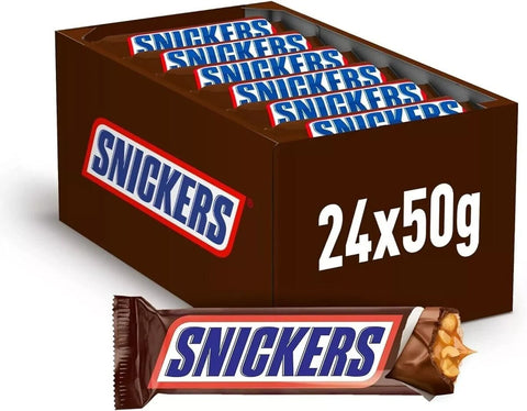 Snickers Standard Bar 50g – (Pack of 24) - Washington Vapes Wholesale