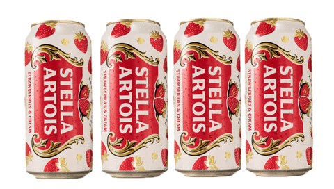 Stella Strawberry and Cream 440ml - (Pack of 24) - Washington Vapes Wholesale