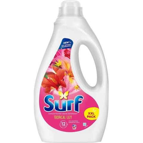 Surf Tropical Oasis Laundry Liquid 60 Washes 1620ml - (Pack of 4) - Washington Vapes Wholesale