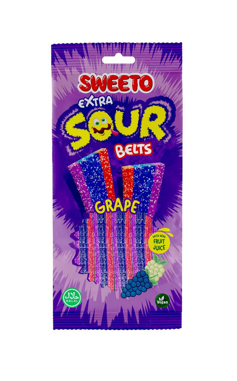 Sweeto 75g Extrasour Range - (Pack of 12) - Washington Vapes Wholesale