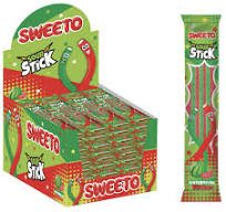 Sweeto Sour Sticks 30g (Pack of 24) - Washington Vapes Wholesale