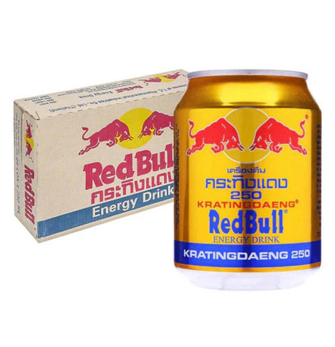 Thai Red Bull (Kratingdaeng) Energy Drink 250ml – (Pack of 24) - Washington Vapes Wholesale