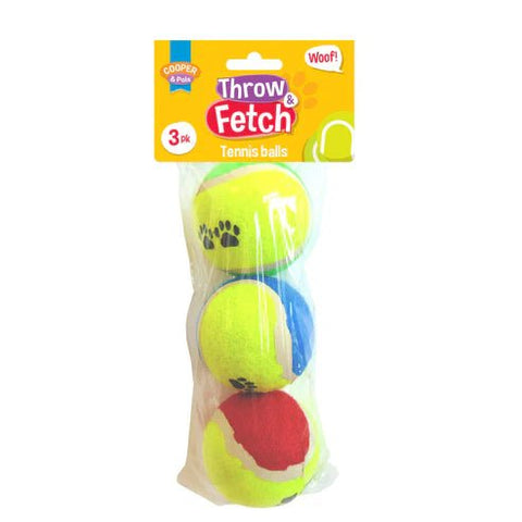 Throw & Fetch Em Tennis Ballz - (3 Pack) - Washington Vapes Wholesale