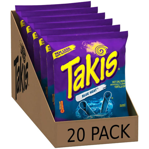 US Takis Blue Heat 3.25OZ - (Pack of 20) - Washington Vapes Wholesale