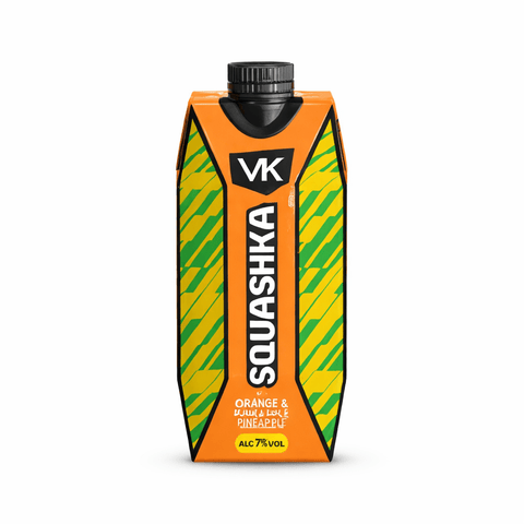 VK Squashka Orange & Pineapple 7% – 12 x 500ml - Washington Vapes Wholesale
