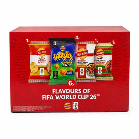 Walkers 150g Flavours of FIFA World Cup Multipack Crisps - (Pack of 6) - Washington Vapes Wholesale