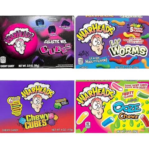 Warheads American Candy 3.5 Oz - (Pack of 12) - Washington Vapes Wholesale