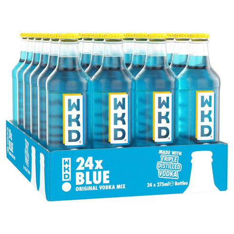 WKD Blue 3.4% 275ml - (Pack of 24) - Washington Vapes Wholesale