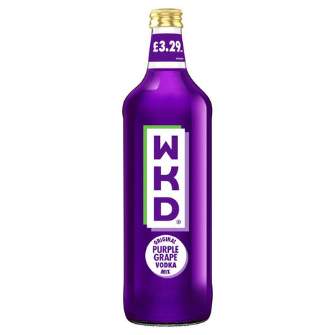 WKD Grape Triple Distilled Vodka 700ml - (Pack of 6) - Washington Vapes Wholesale