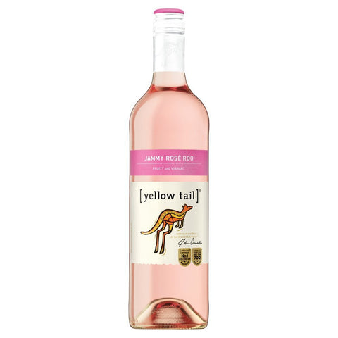 Yellow Tail Jammy Rose Roo Wine 75cl - (Pack of 6) - Washington Vapes Wholesale