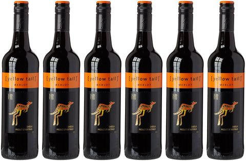Yellow Tail Merlot Red Wine 75cl - (6 Pack) - Washington Vapes Wholesale