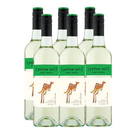 Yellow Tail Pinot Grigio Wine 75cl - (Pack of 6) - Washington Vapes Wholesale