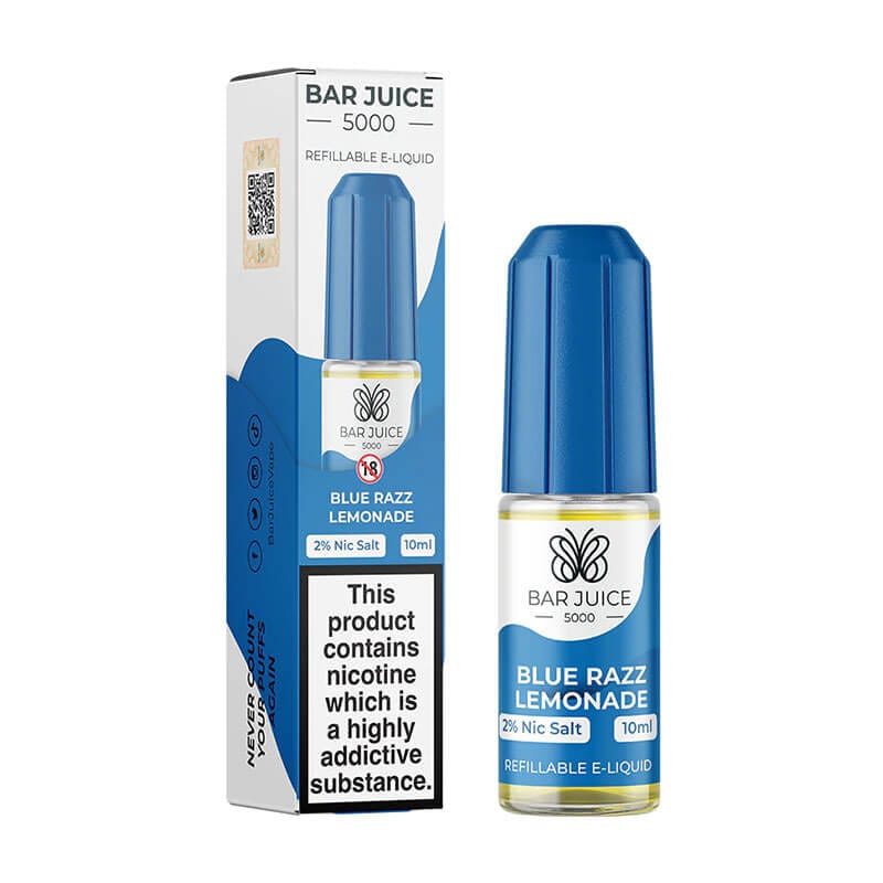 Bar Juice 5000 10ml Nic Salts E-liquids - (Box of 10) Washington Vapes  Wholesale