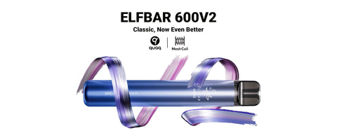 Elf Bar 600 V2 Disposable Vape Pod Device - (Box of 10) - Washington Vapes Wholesale