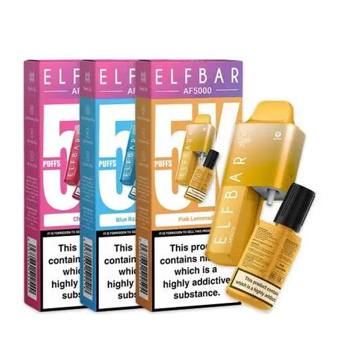 Elf Bar AF5000 - (Pack of 5) - Washington Vapes Wholesale