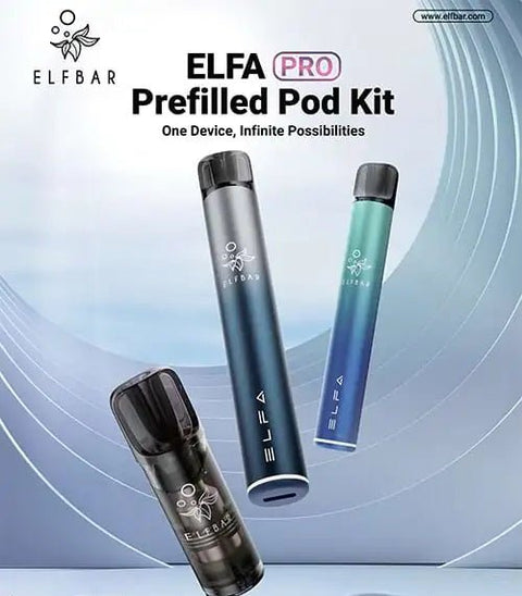 Elf Bar Elfa Pro Prefilled Kits-(Box of 10)-29.99+VAT - Washington Vapes Wholesale