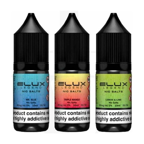 Elux Legend Nic Salts - 10ml E-liquids - (Box of 10) - washingtonvapeswholesale