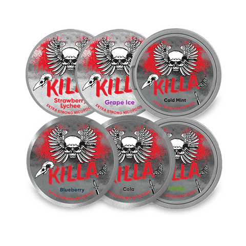 Killa Nicotine Pouches - Washington Vapes Wholesale