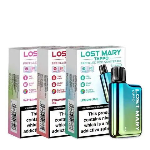 Lost Mary Tappo Pod Kit - (Box of 10) - Washington Vapes Wholesale
