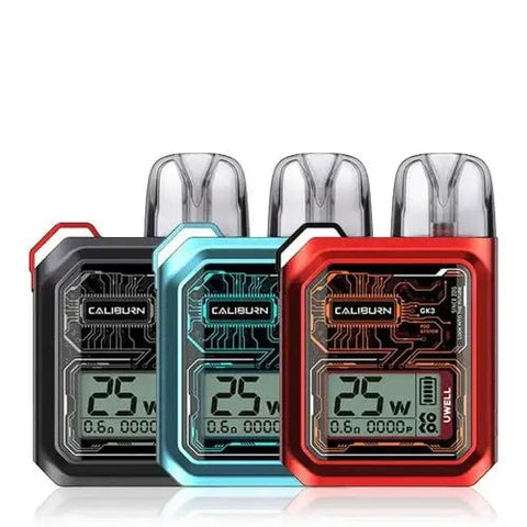 UWell Caliburn GK3 Pod Kit Vape - Washington Vapes Wholesale